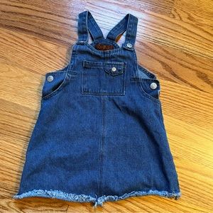 7 for all mankind blue denim jumper size 2T